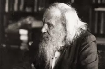 Дмитрий Иванович Менделеев в своём кабинете, фотография 1897 года